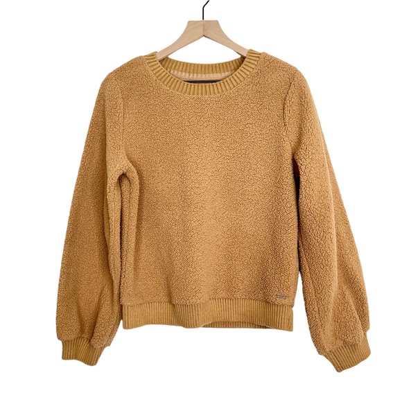 Abercrombie & Fitch Soft AF Sherpa Pullover Sweater Top - Picture 2 of 5